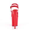 Pleaser - FLAMINGO808N Sandale à bride à la cheville, Pole dance chaussures - Chaussures de pole dance - Rouge Product image
